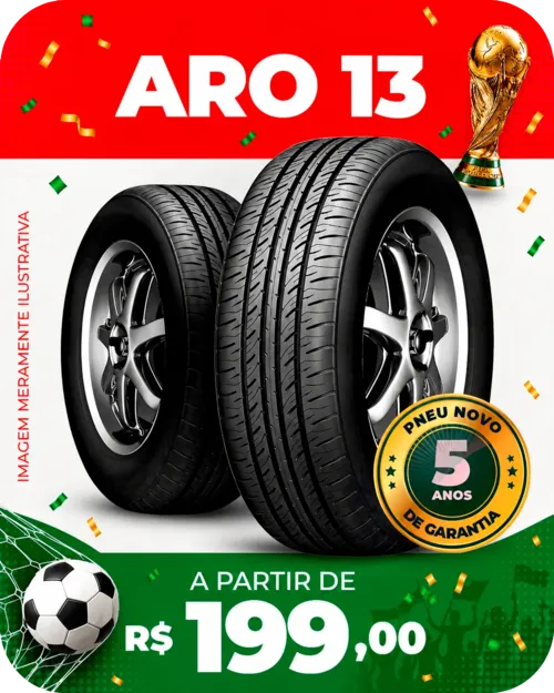 Oferta de Pneu Aro 13 em EPTG / Vicente Pires