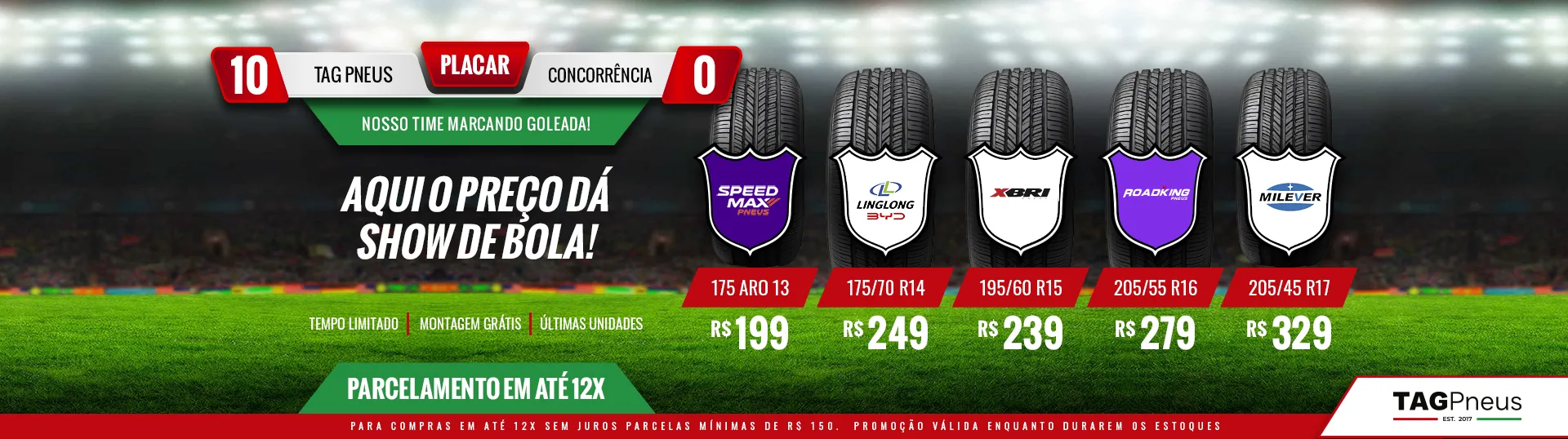 Ofertas de Pneus e Rodas em EPTG / Vicente Pires DF